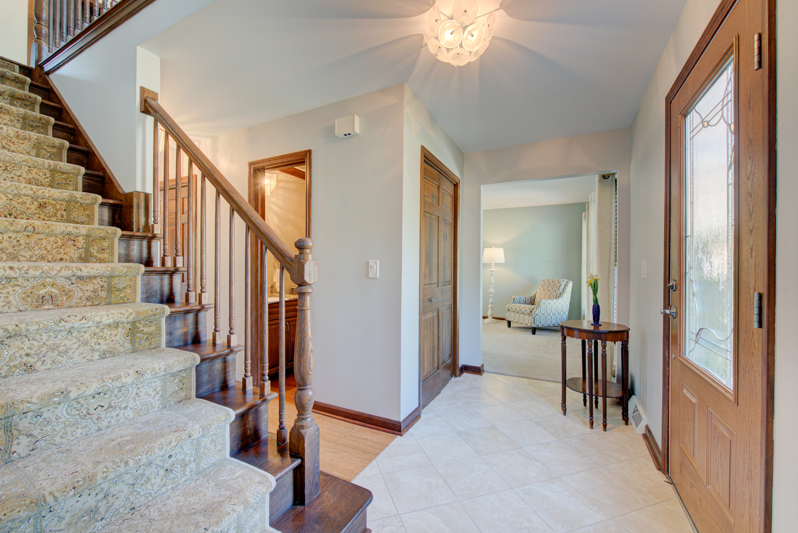 1710 Fender Road Naperville, IL 60565 - Photo 4 of 46 a view of a hallway with a livingroom and entryway
