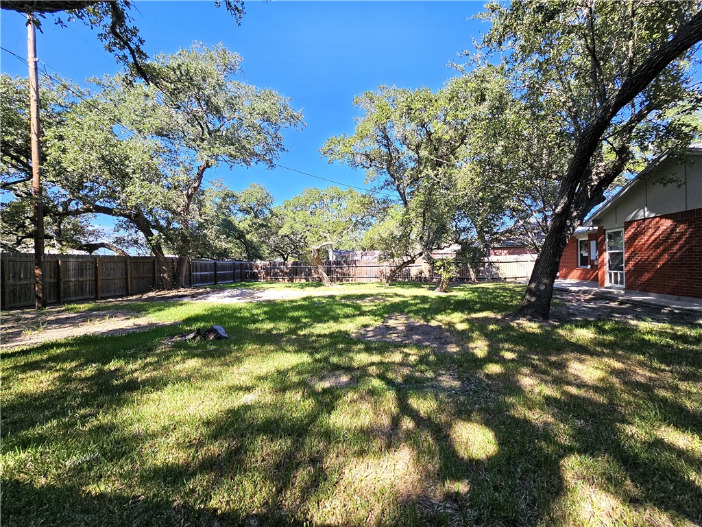 3121 Lenore Avenue Ingleside, TX 78362 - Photo 21 of 24 a backyard of a house with lots of green space
