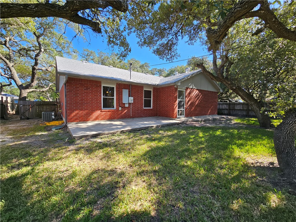 3121 Lenore Avenue Ingleside, TX 78362 - Photo 24 of 24 a view of backyard of house with deck and seating area