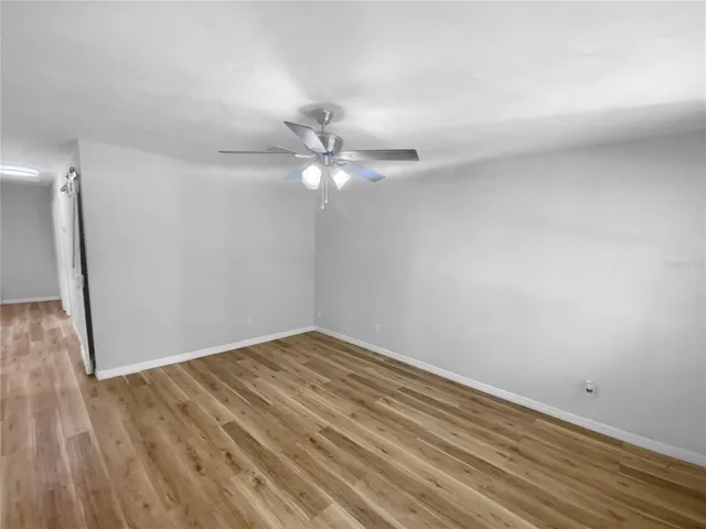 wooden floor in an empty room