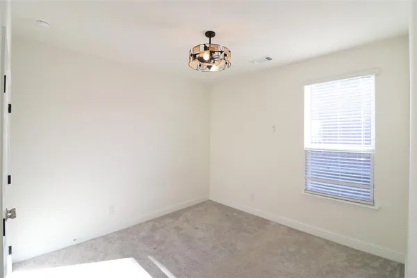 a window in an empty room