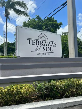 a view of a street sign