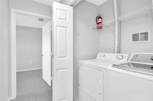 a view of a garden with a small space