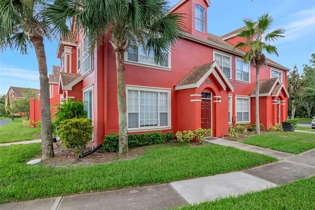 a view of outdoor space with seating area