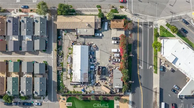 a city street filled with lots of tall buildings