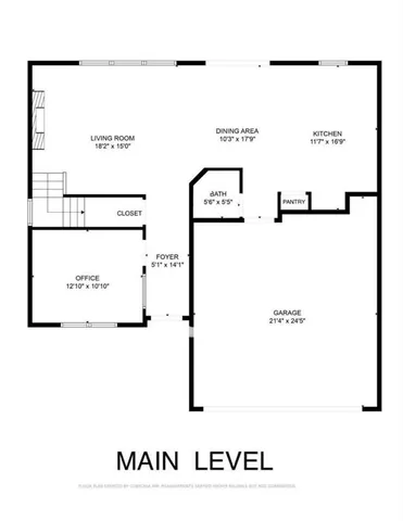 a picture of a floor plan
