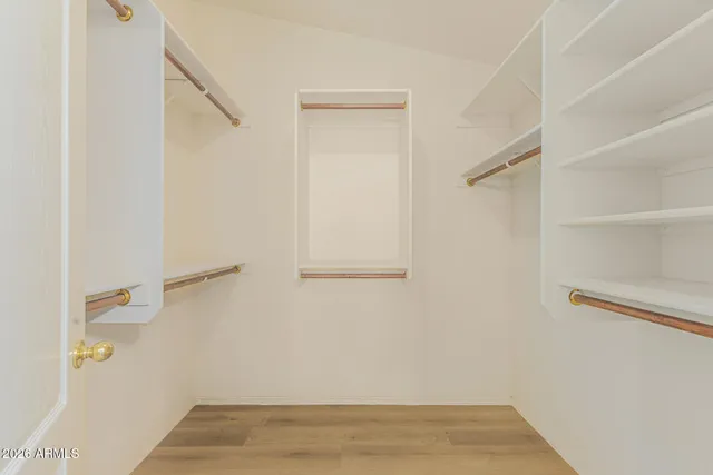 a view of walk in closet