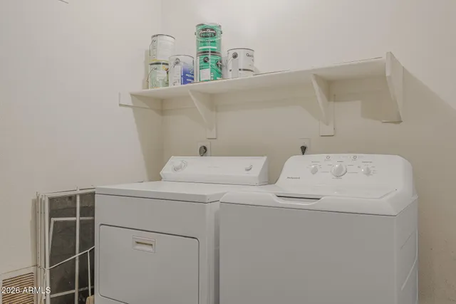 a view of a storage & utility room