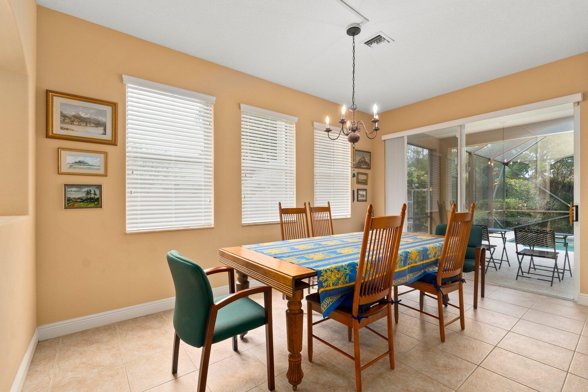 2309 Southwest Ivory Road Port St. Lucie, FL 34953 - Photo 12 of 46 a dining room with furniture and window