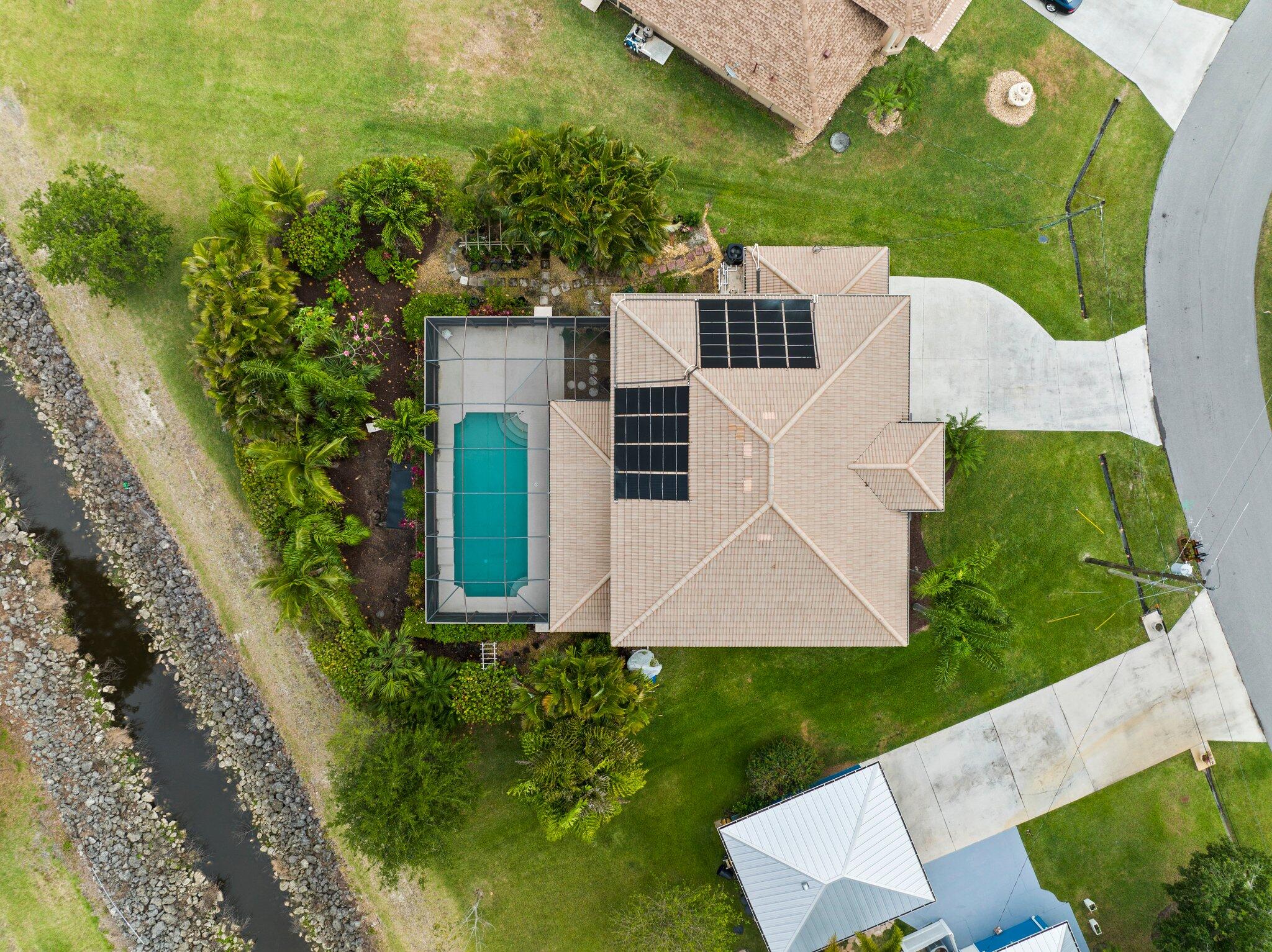 2309 Southwest Ivory Road Port St. Lucie, FL 34953 - Photo 45 of 46 an aerial view of a house