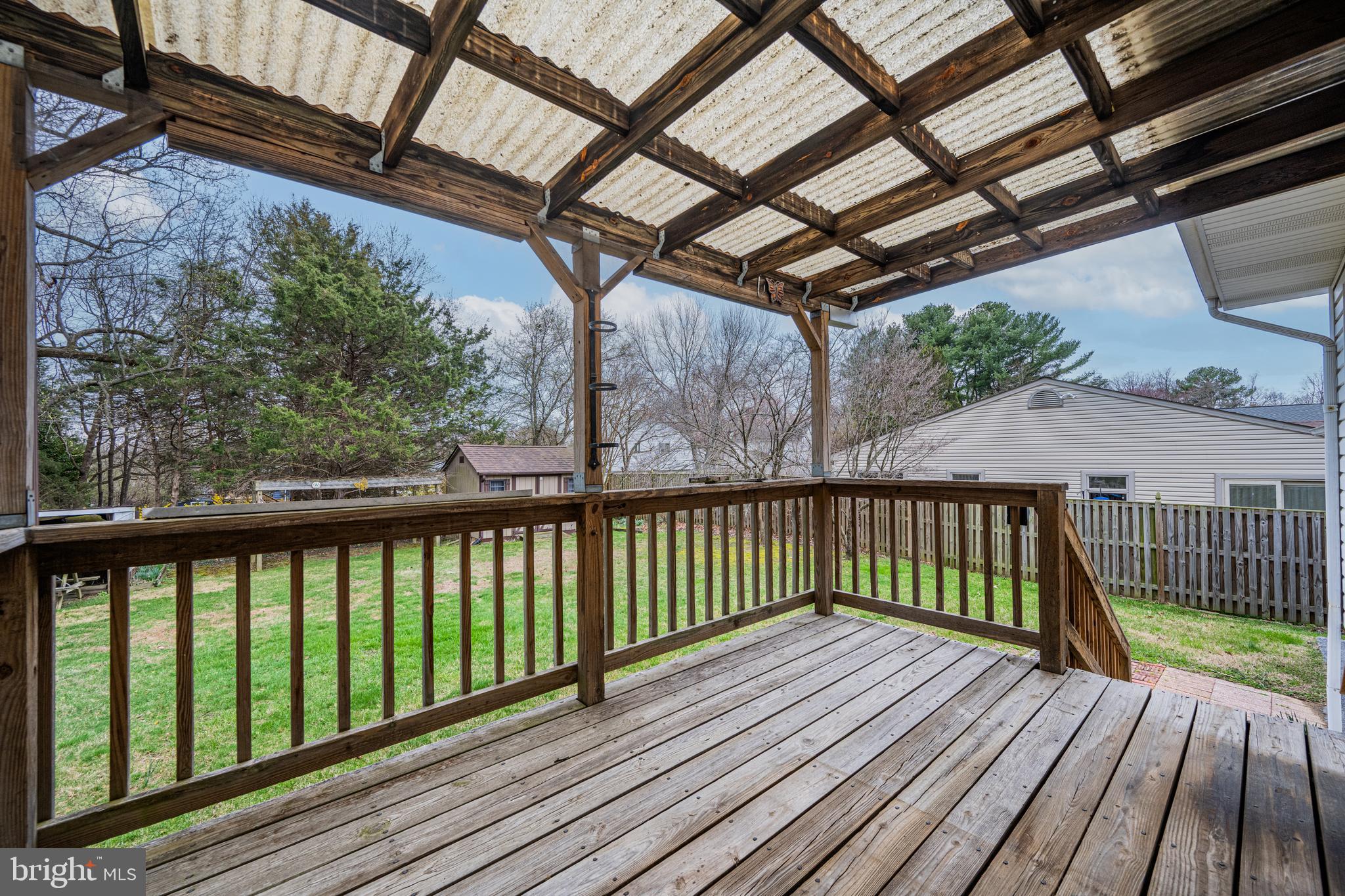 15709 Bond Mill Road Laurel, MD 20707 - Photo 32 of 42 Large covered deck