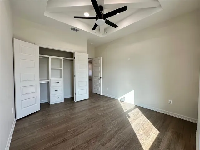 wooden floor in an empty room
