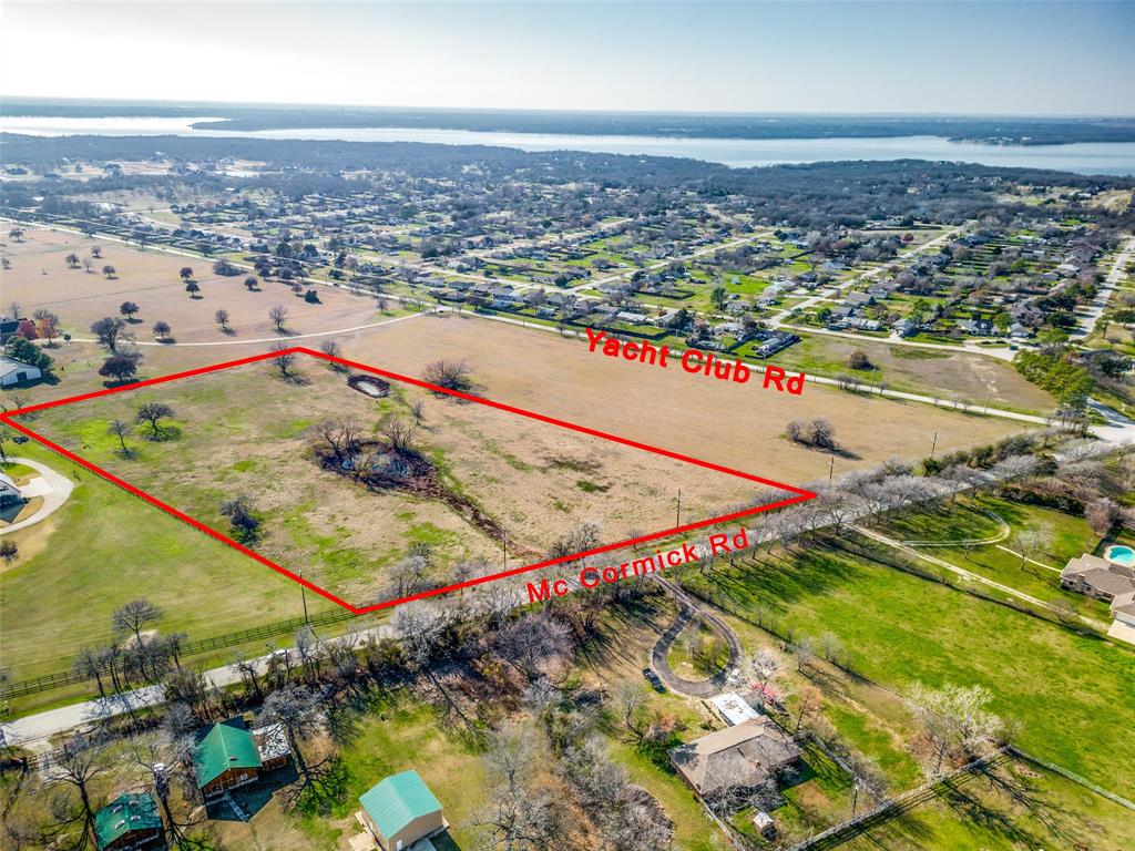 8 McCormick Road Oak Point, TX 75068 - Photo 4 of 5 an aerial view of residential houses with outdoor space