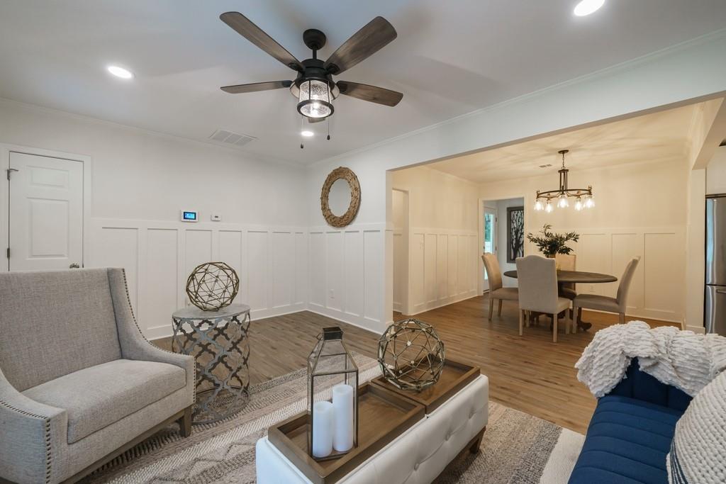 2359 Mark Trail Decatur, GA 30032 - Photo 8 of 35 a living room with furniture and a wooden floor