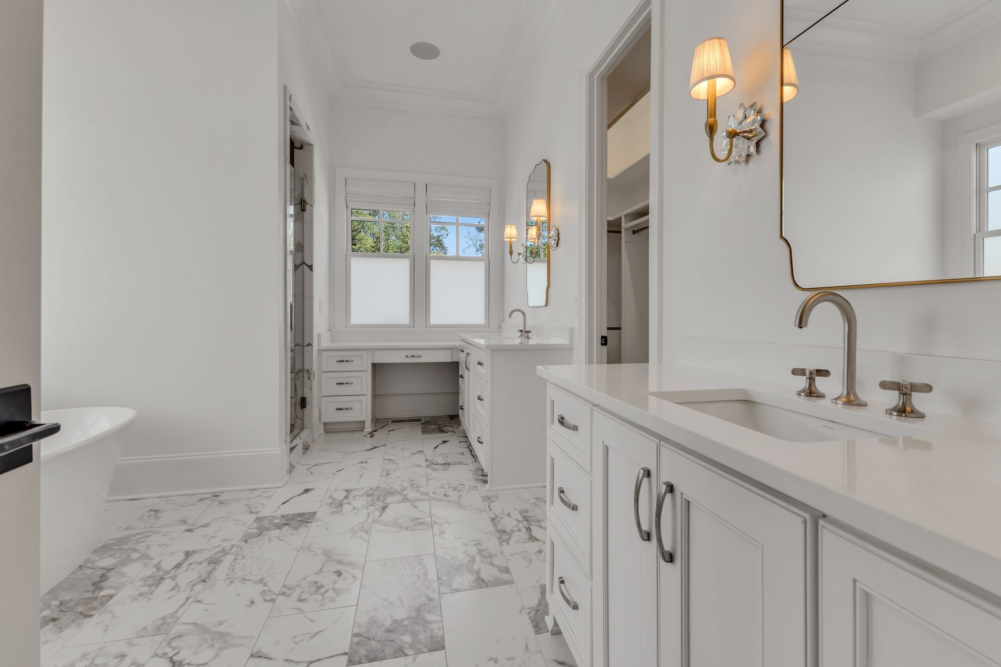 155 Splendor Ridge Drive Franklin, TN 37064 - Photo 16 of 52 a bathroom with a sink and a mirror