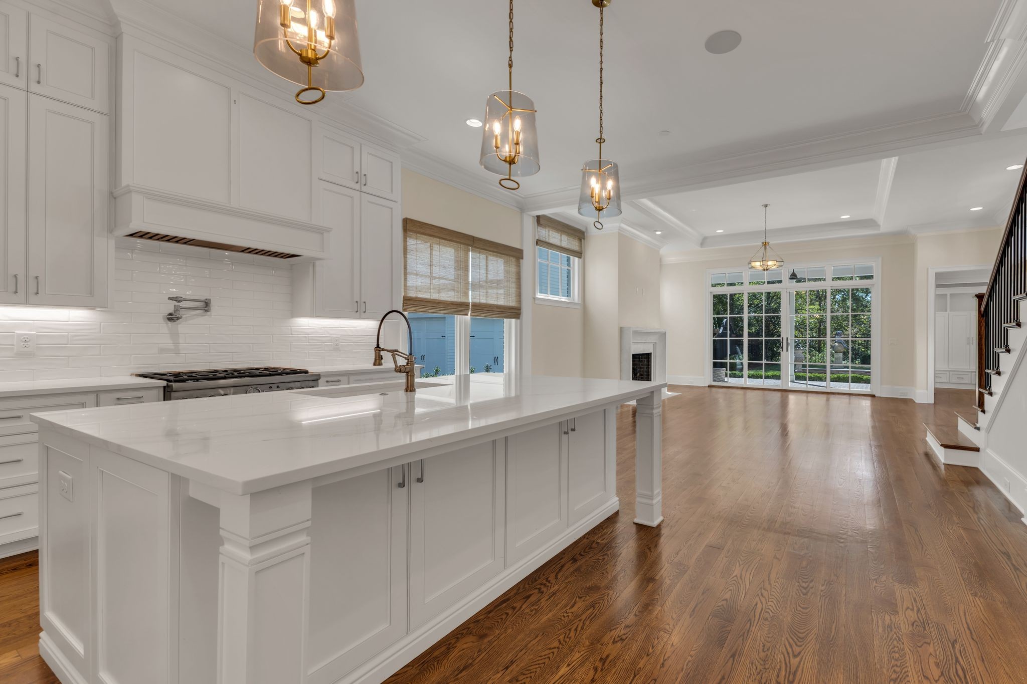 155 Splendor Ridge Drive Franklin, TN 37064 - Photo 3 of 52 Open-concept great room with eat-in kitchen, oversized island, and generous living space.