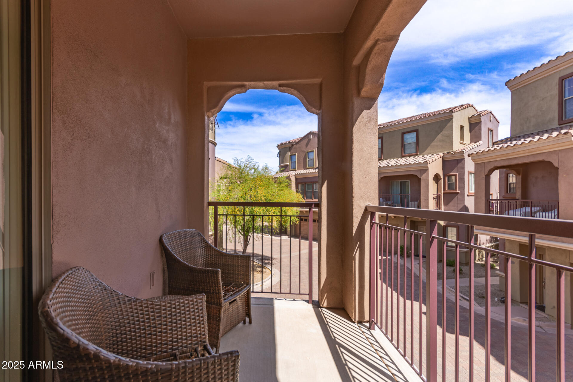 3935 East Rough Rider Road, Unit 1197 Phoenix, AZ 85050 - Photo 24 of 31 a view of balcony with furniture