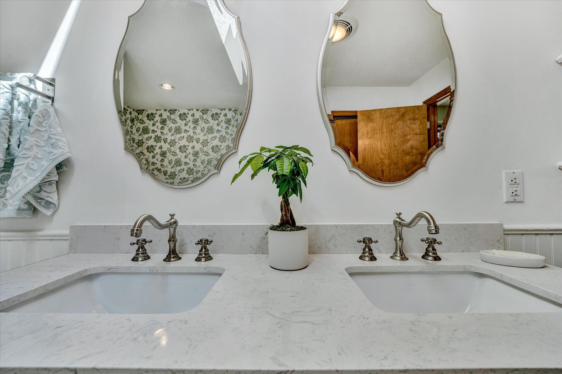 1077 Hopkins Road Rocky Mount, VA 24151 - Photo 37 of 69 a bathroom with a sink and mirror