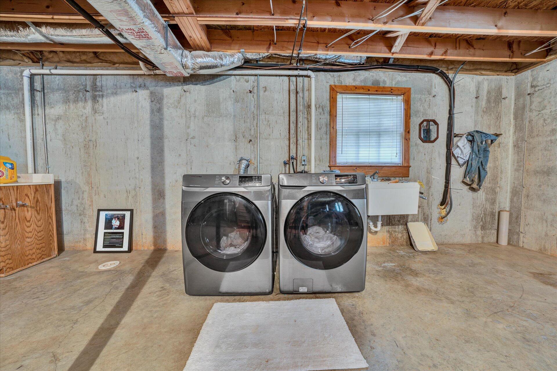 1077 Hopkins Road Rocky Mount, VA 24151 - Photo 45 of 69 a utility room with dryer and washer