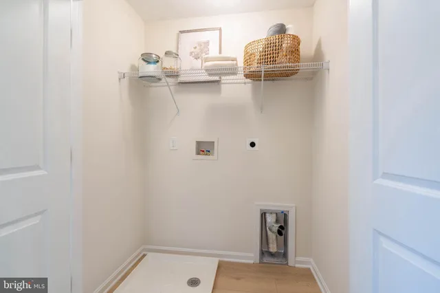 a close view of utility room