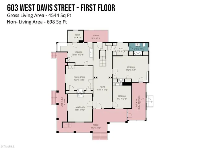 $299,900 | 603 West Davis Street, Burlington, NC 27215