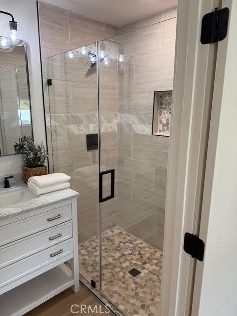 240 Avenida Cabrillo San Clemente, CA 92672 - Photo 12 of 14 a bathroom with a shower and a sink