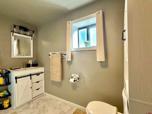 a view of a backyard of snow