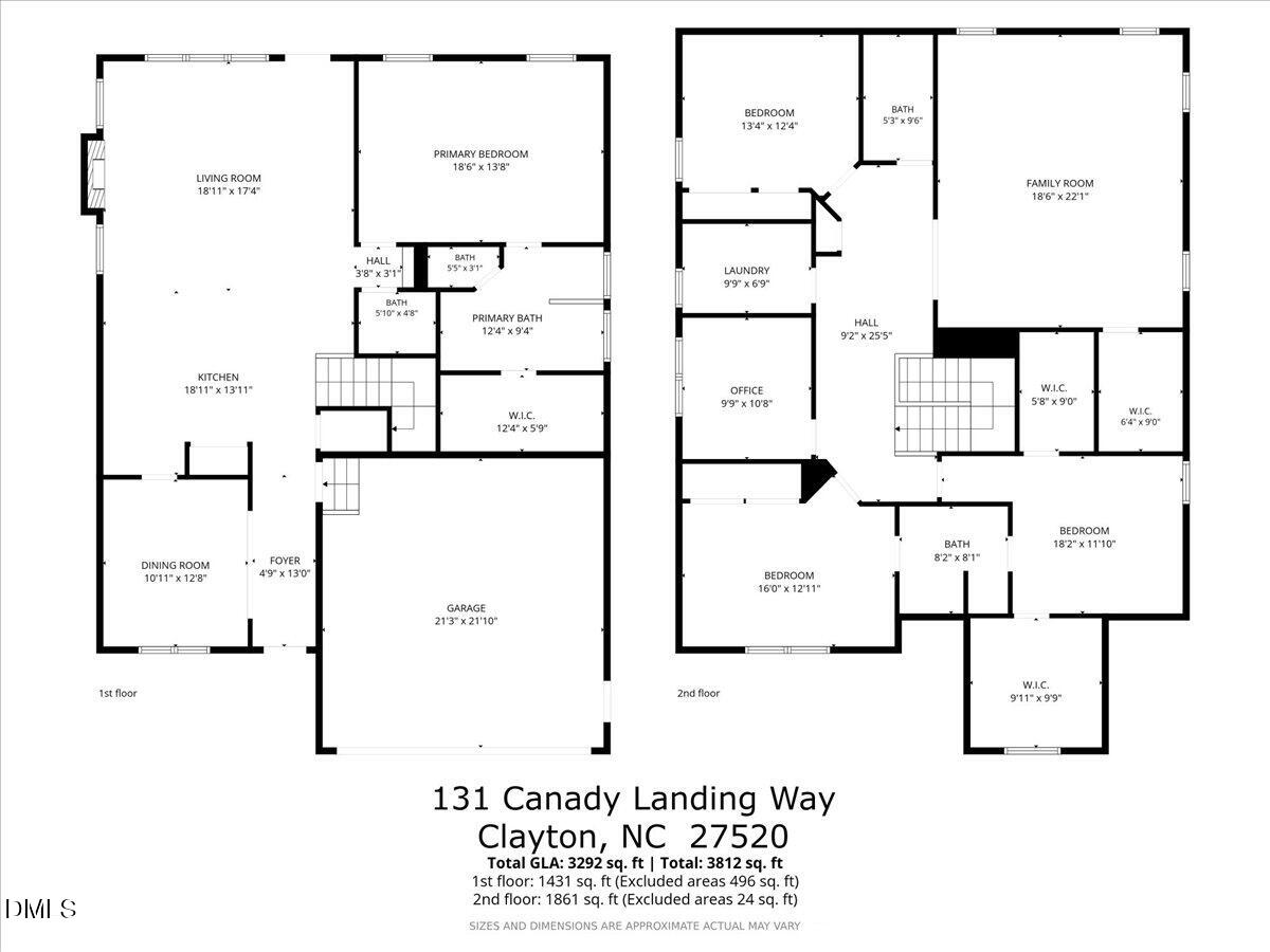 131 Canady Landing Way Clayton, NC 27520 - Photo 48 of 48 1-131 Canady Landing Wy Floor Plan-1