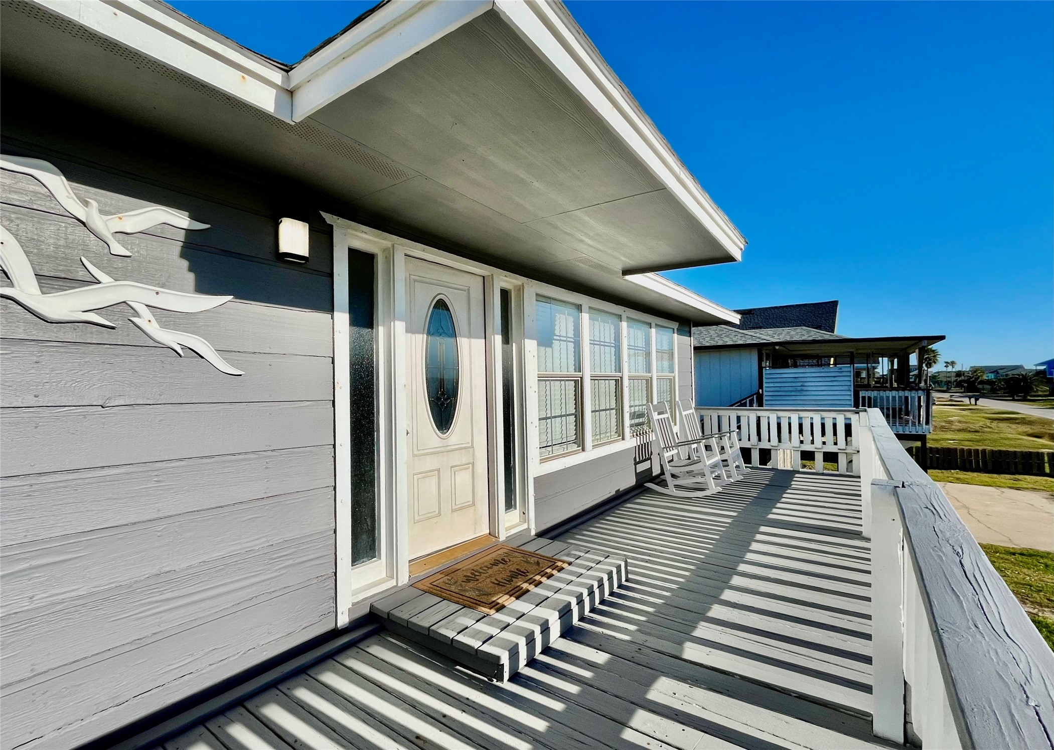 610 Seashell Drive Surfside Beach, TX 77541 - Photo 4 of 42 a view of balcony with wooden floor