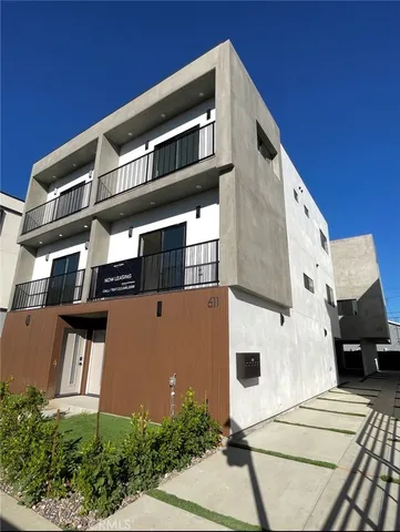 a view of building with stairs