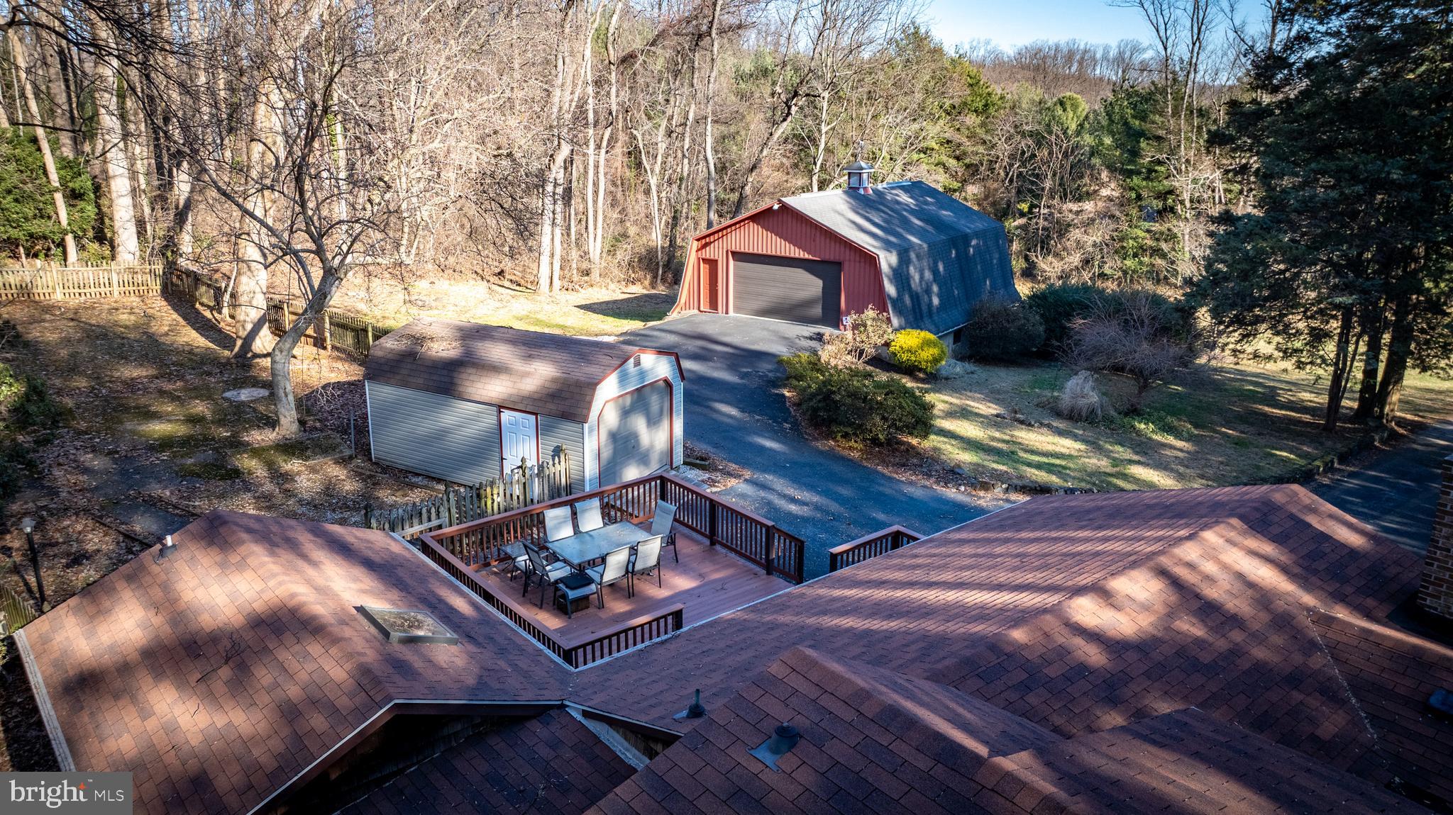 12116 Jerusalem Road Kingsville, MD 21087 - Photo 8 of 76 Aerial view of the outbuildings