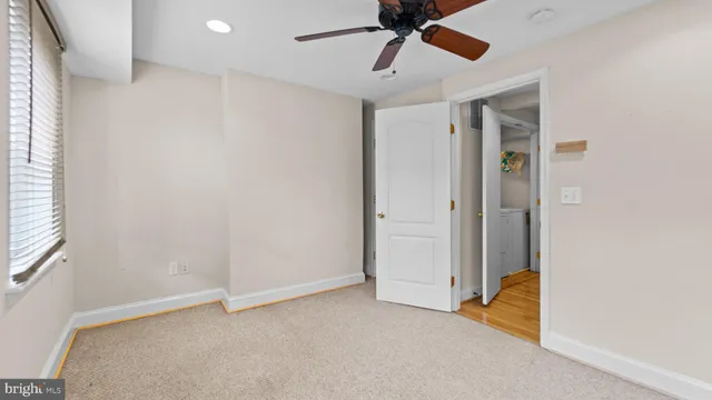 a view of an empty room