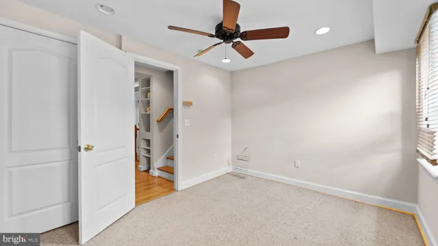 a view of empty room