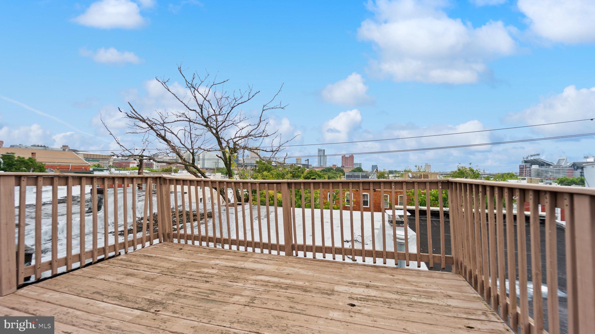 628 Scott Street Baltimore, MD 21230 - Photo 28 of 33 a view of a roof deck