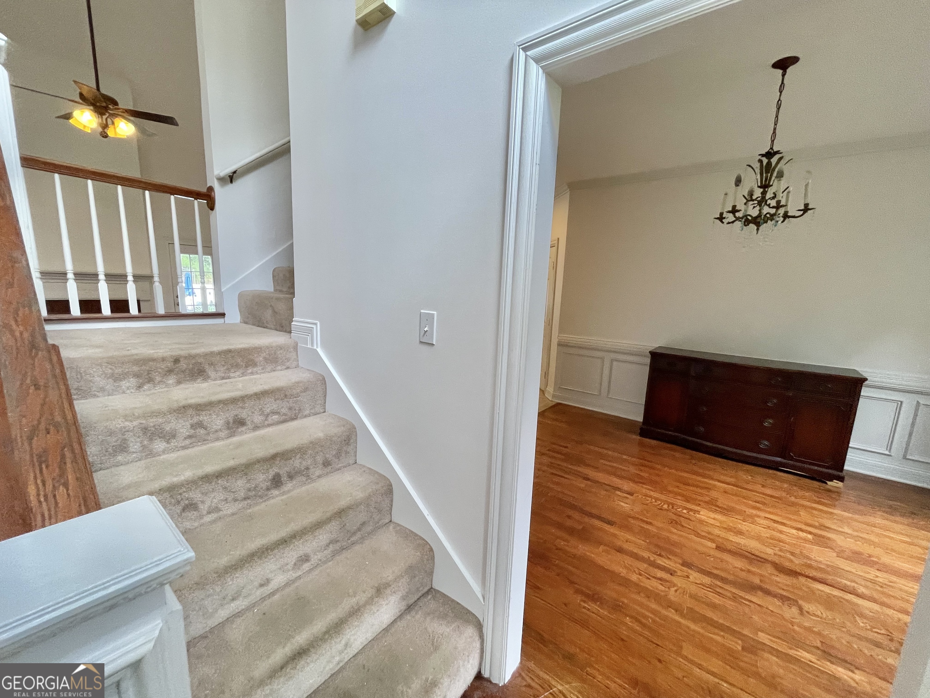 155 Rocky Way Williamson, GA 30292 - Photo 35 of 56 a view of wooden floor and windows in a room