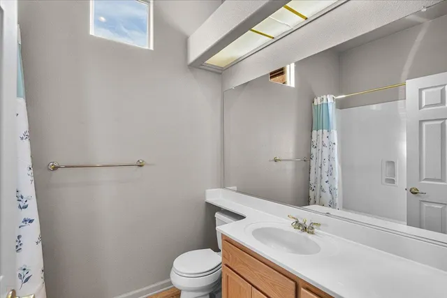 a backyard of a house