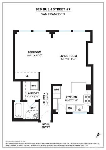 $539,000 | 929 Bush Street, Unit 7, San Francisco, CA 94109