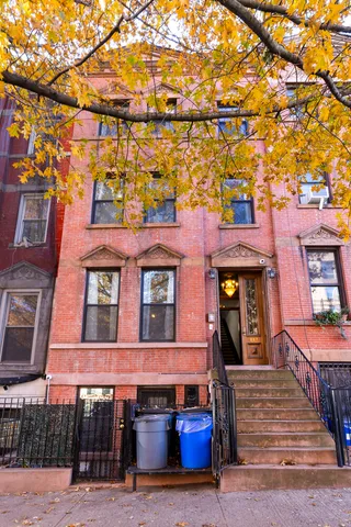 a front view of a building