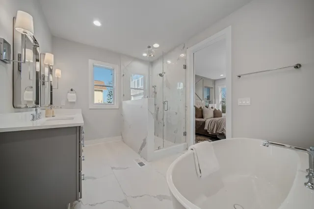 a view of house with yard outdoor seating and barbeque oven