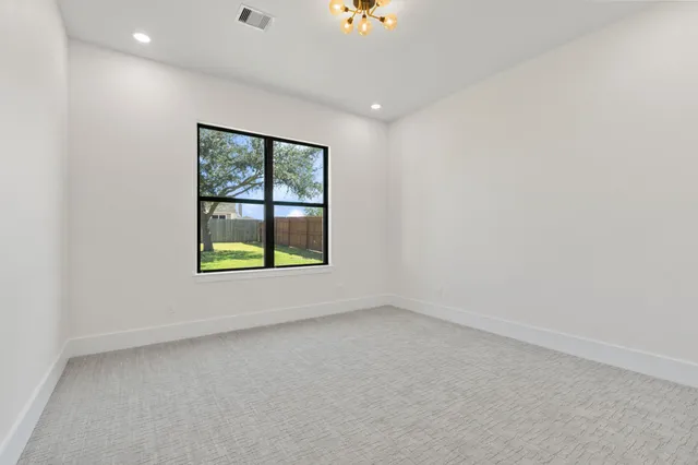 a view of an empty room