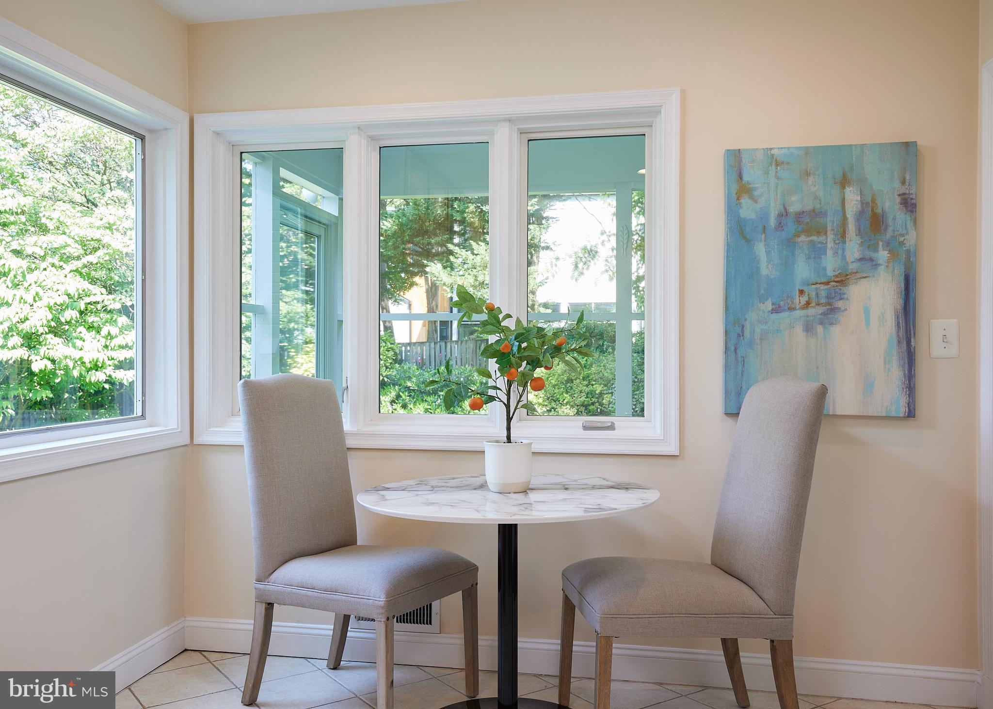 5518 Uppingham Street Chevy Chase, MD 20815 - Photo 11 of 50 Light-Filled Breakfast Area
