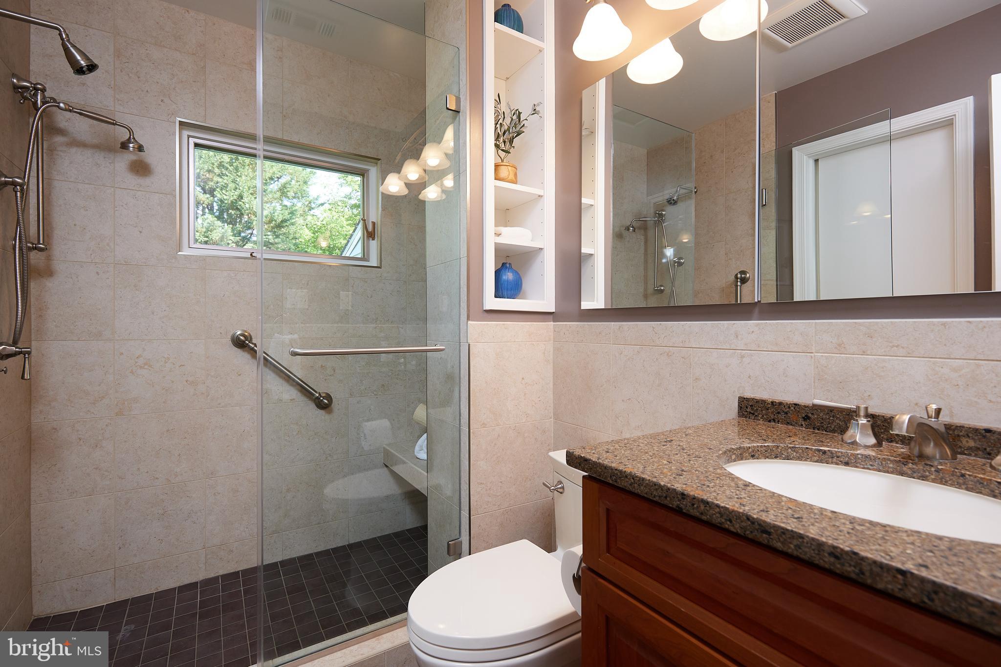 5518 Uppingham Street Chevy Chase, MD 20815 - Photo 16 of 50 Renovated Primary Bathroom