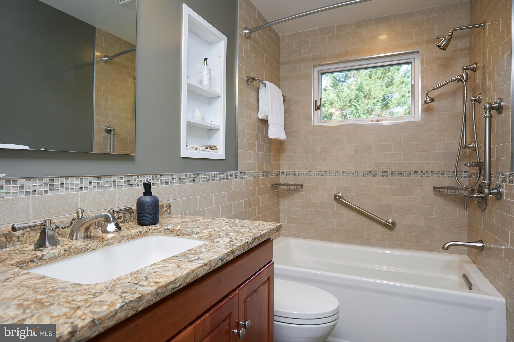 5518 Uppingham Street Chevy Chase, MD 20815 - Photo 22 of 50 Luxurious Hall Bath