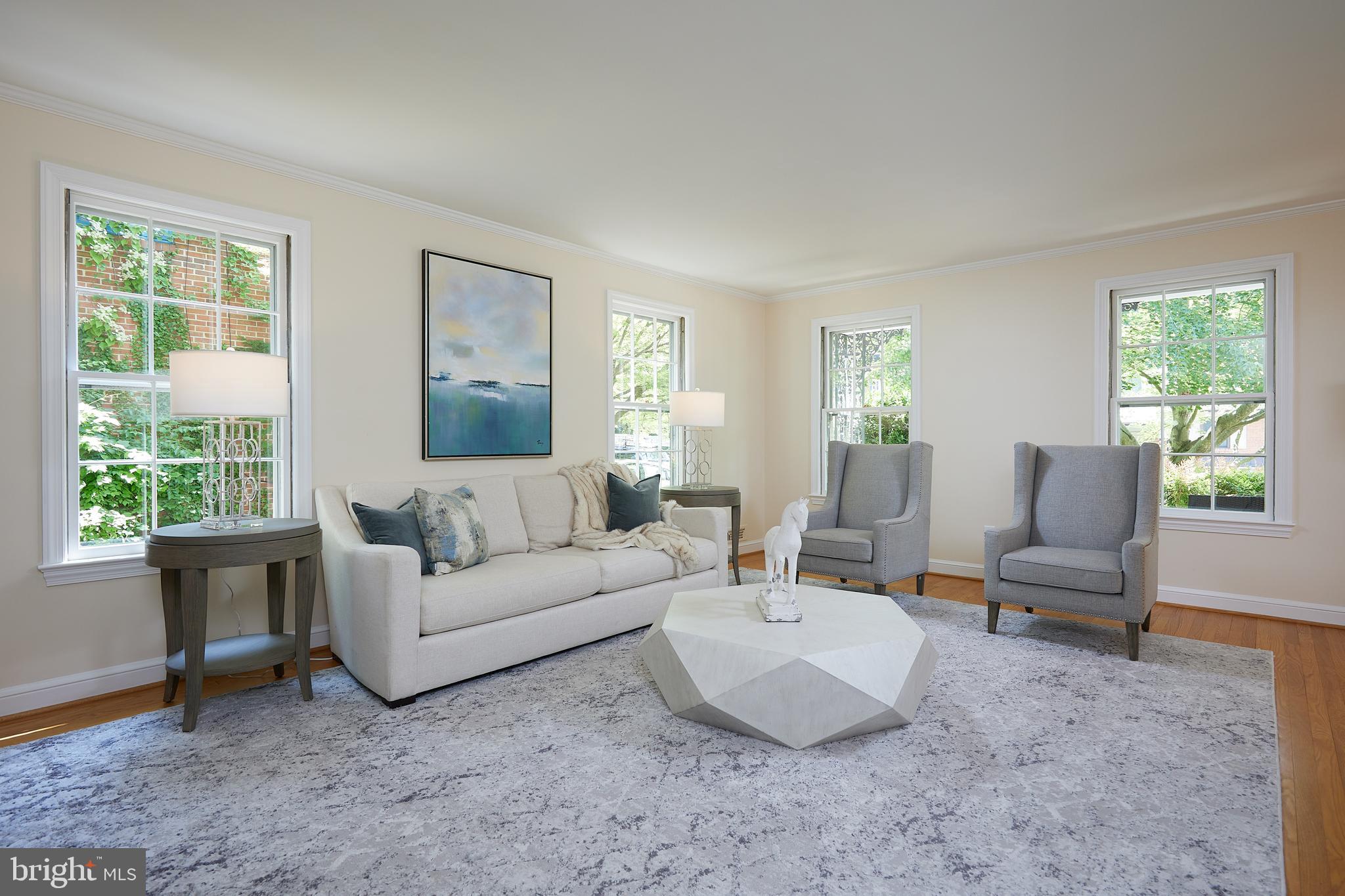 5518 Uppingham Street Chevy Chase, MD 20815 - Photo 5 of 50 Sun-Drenched Living Room