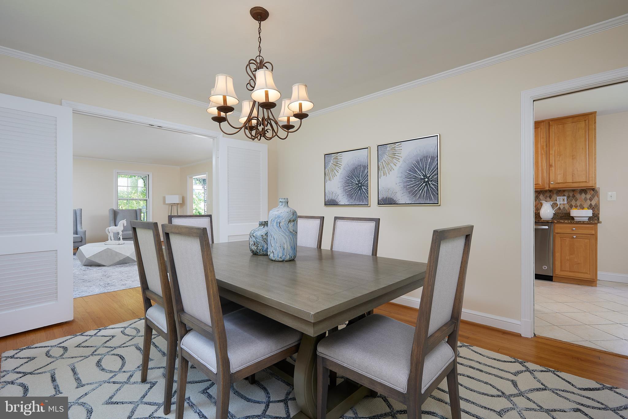 5518 Uppingham Street Chevy Chase, MD 20815 - Photo 6 of 50 Elegant Dining Room