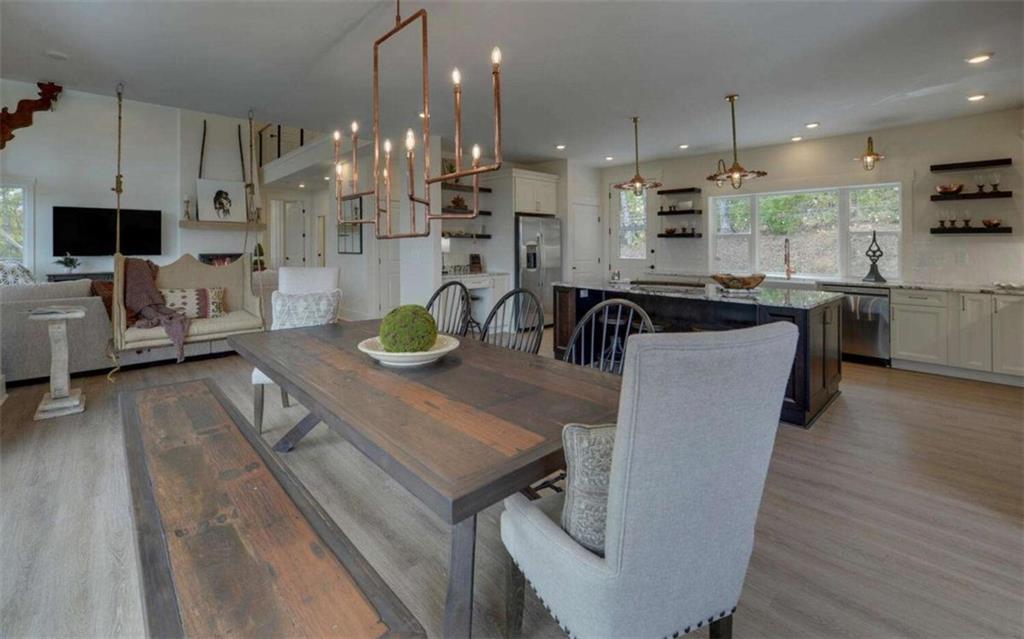 333 Favor Rabun Gap, GA 30568 - Photo 30 of 97 a kitchen with counter top space and appliances