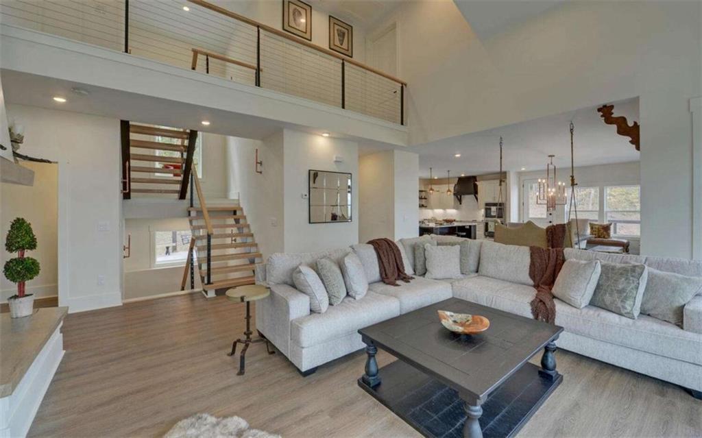 333 Favor Rabun Gap, GA 30568 - Photo 41 of 97 a living room with furniture and wooden floor