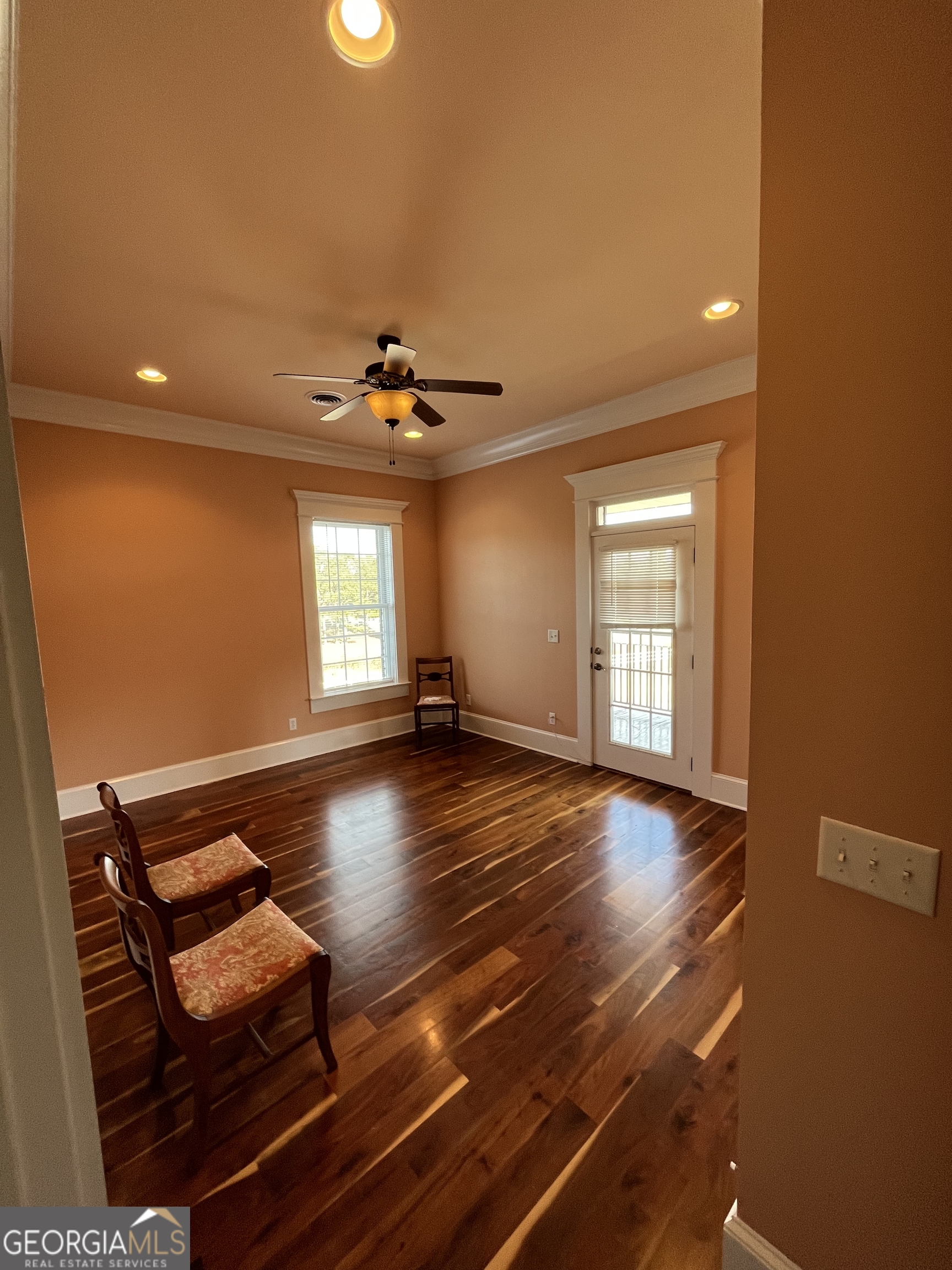 87 Ridgeview Lane Ringgold, GA 30736 - Photo 24 of 32 a view of an empty room with window and wooden floor