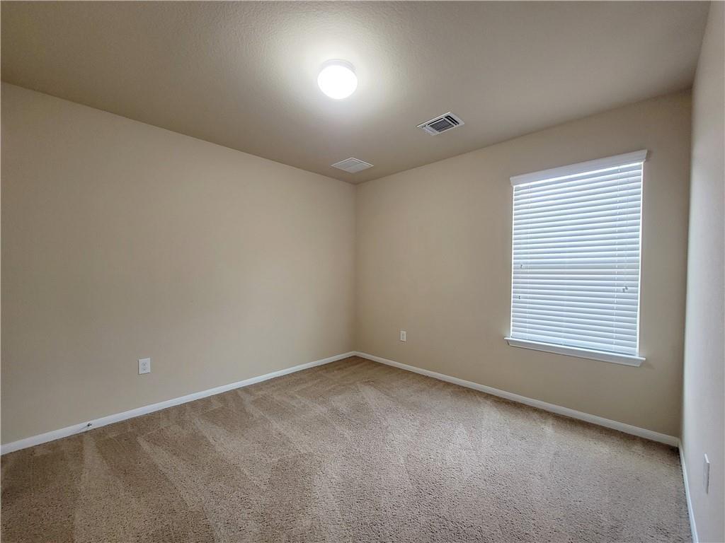 11924 Riparian Road Manor, TX 78653 - Photo 9 of 14 Spare room with light colored carpet and baseboards