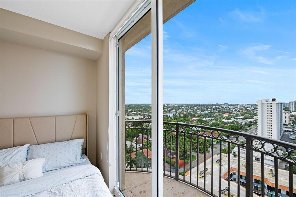2011 North Ocean Boulevard, Unit 1605 Fort Lauderdale, FL 33305 - Photo 22 of 52 a balcony view with a couch